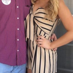 Red Dress Boutique striped romper